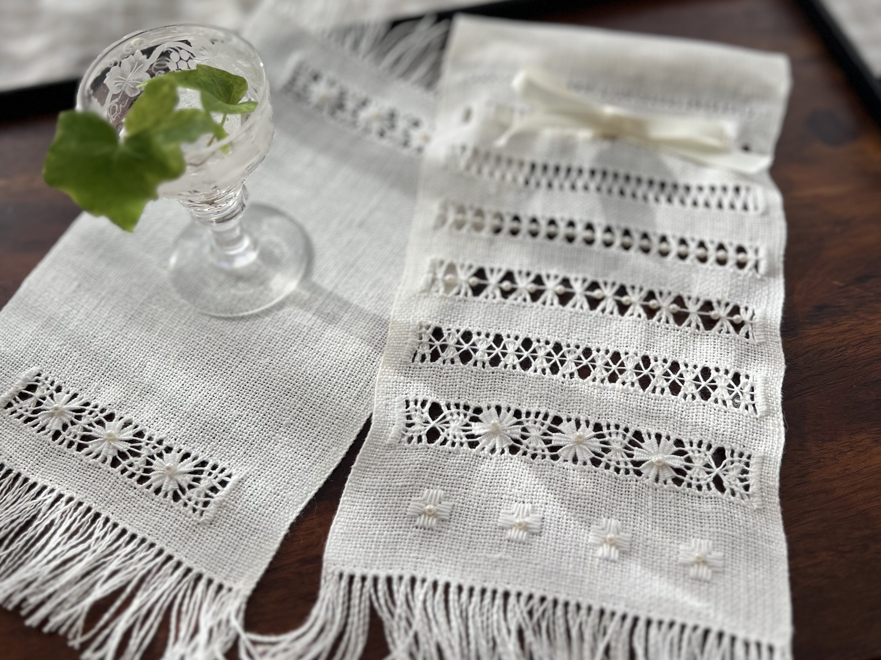 レースのような刺繍　はじめてのドロンワーク講座の紹介画像5