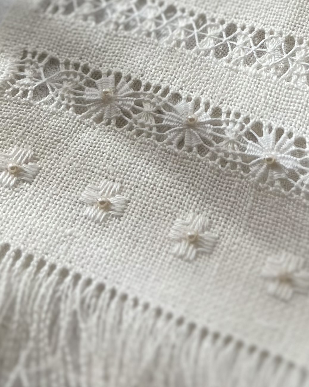 レースのような刺繍　はじめてのドロンワーク講座の紹介画像6