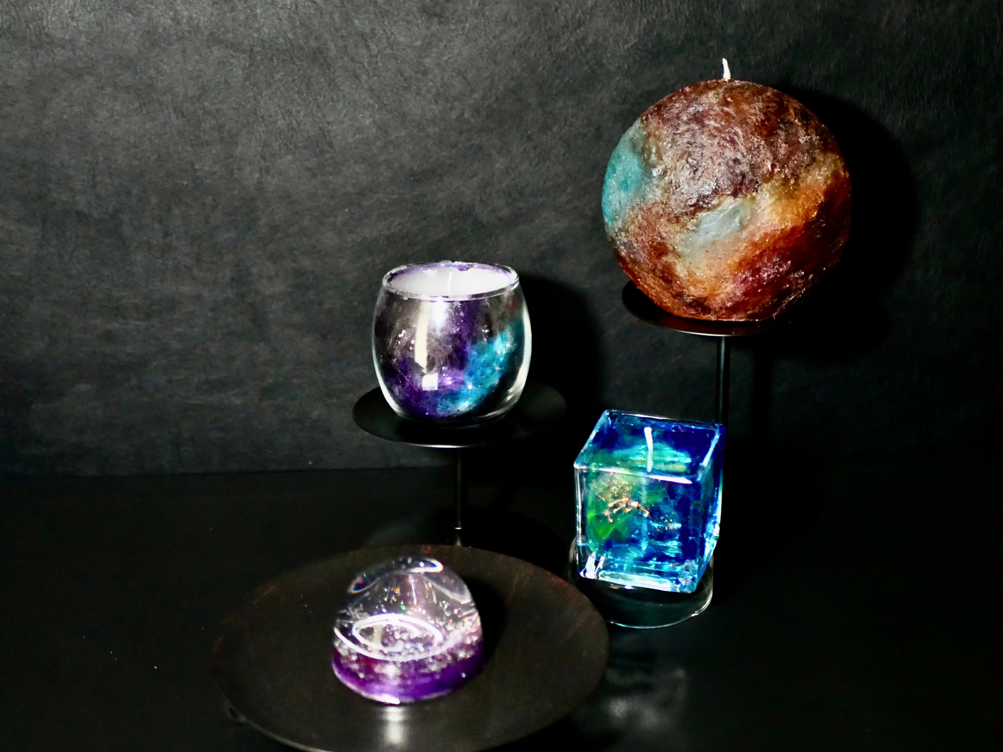 星と銀河のキャンドル制作講座(4種)