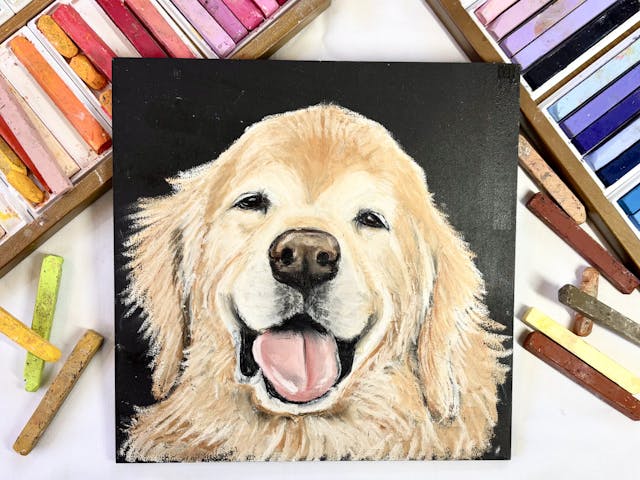 ペットの似顔絵を描こう！はじめてのチョークアート講座
