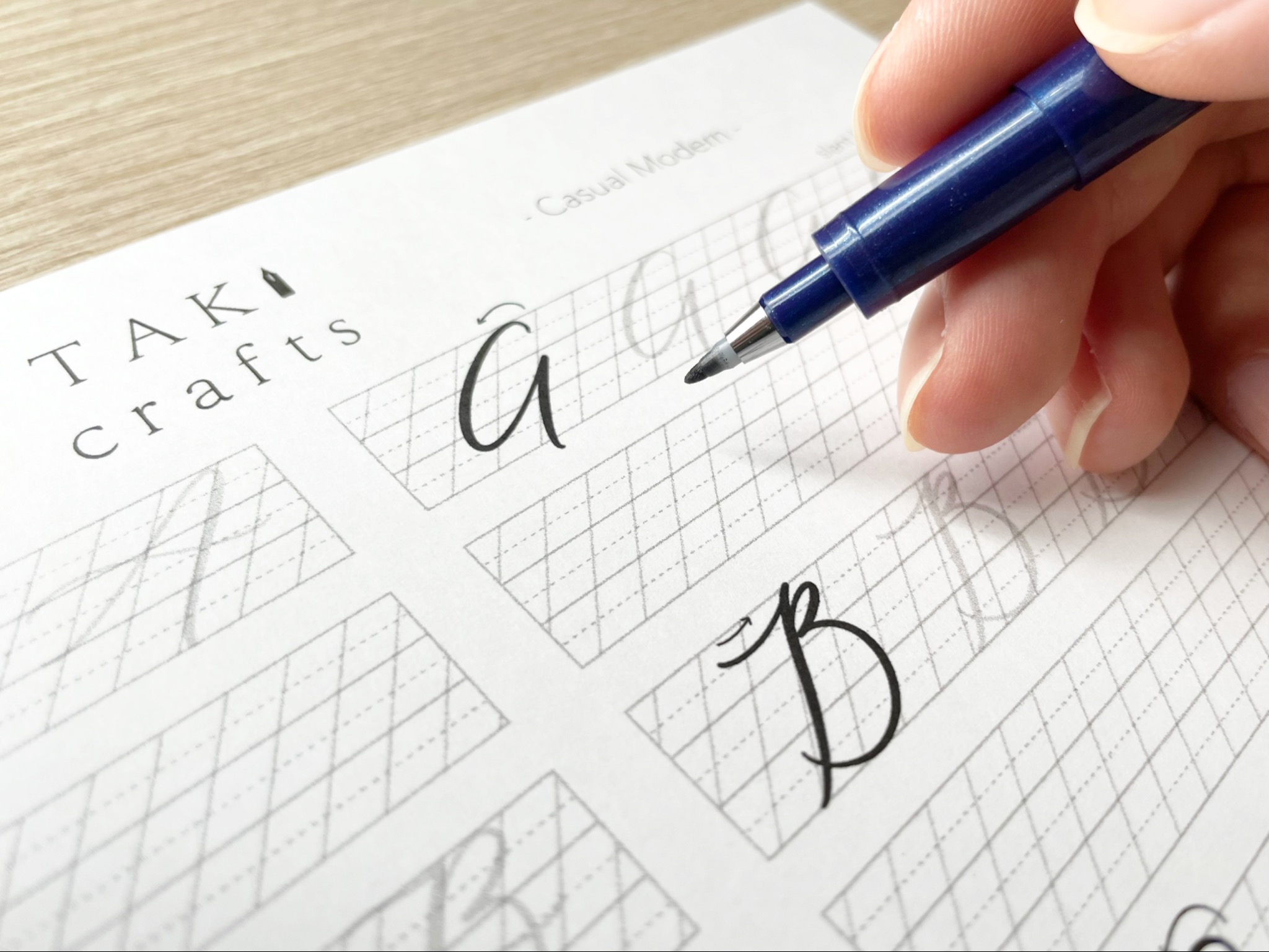 サインペンで気軽に始める「モダンカリグラフィー」講座の紹介画像6