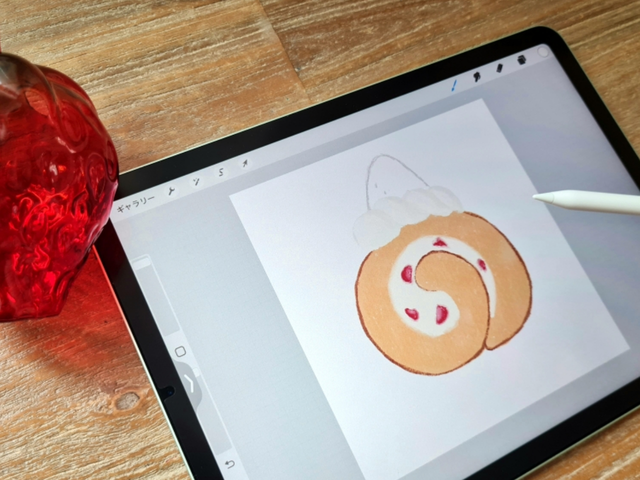 Procreateで描く、カフェメニュー風イラスト＆手描き文字講座の紹介画像2