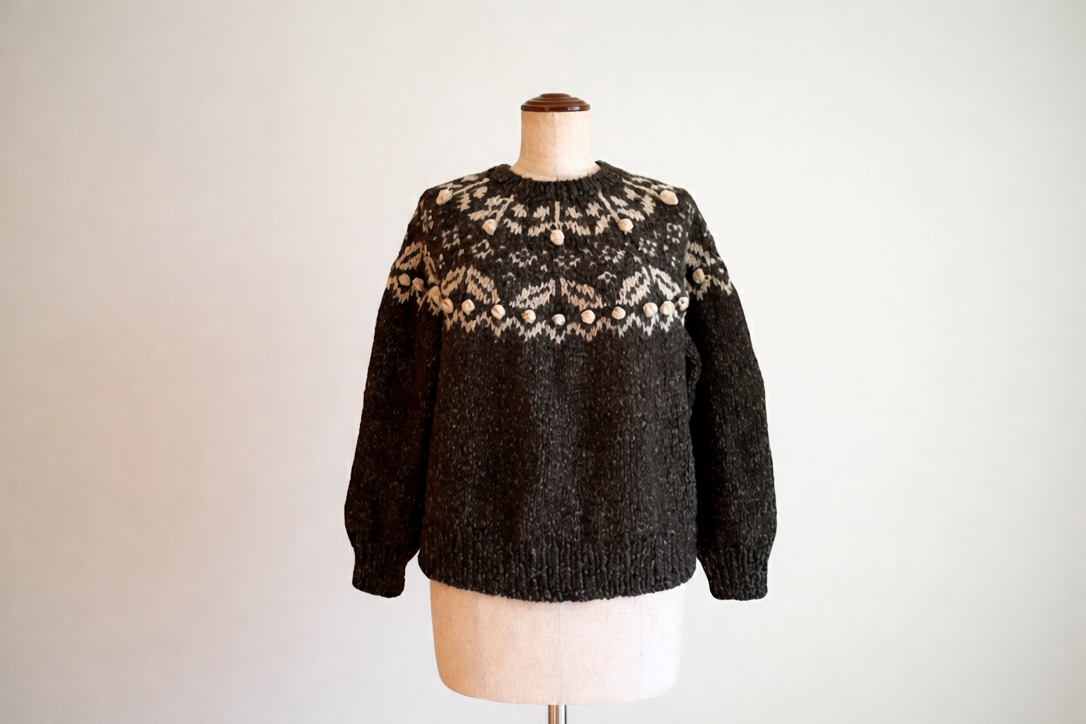 棒針編みで作る トップダウン丸ヨークセーター講座