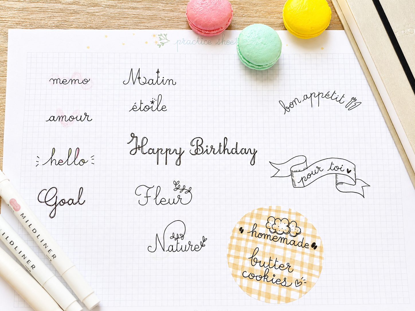 ボールペンで書く、かわいい「フランス筆記体」講座の紹介画像6
