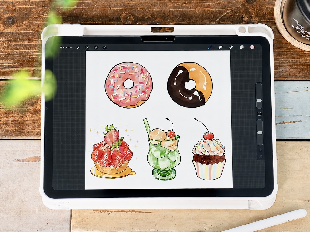 はじめてのProcreate｜スイーツを描いて学ぶデジタルイラスト講座