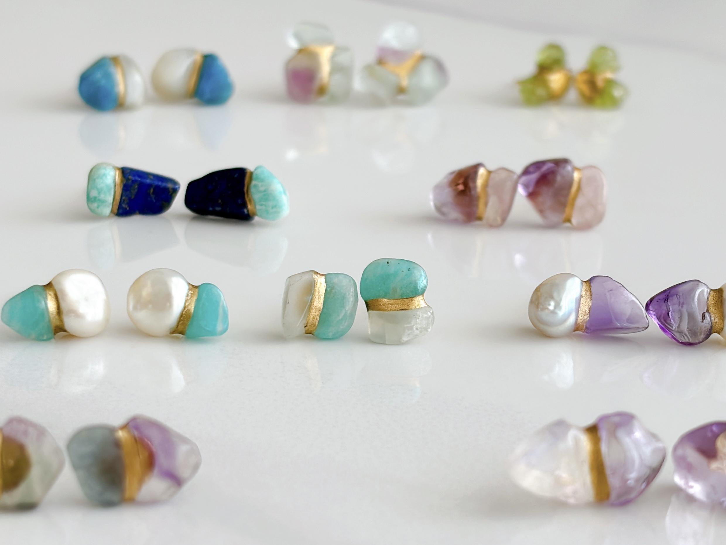 天然石で作る、金継ぎアクセサリー作り講座の紹介画像6