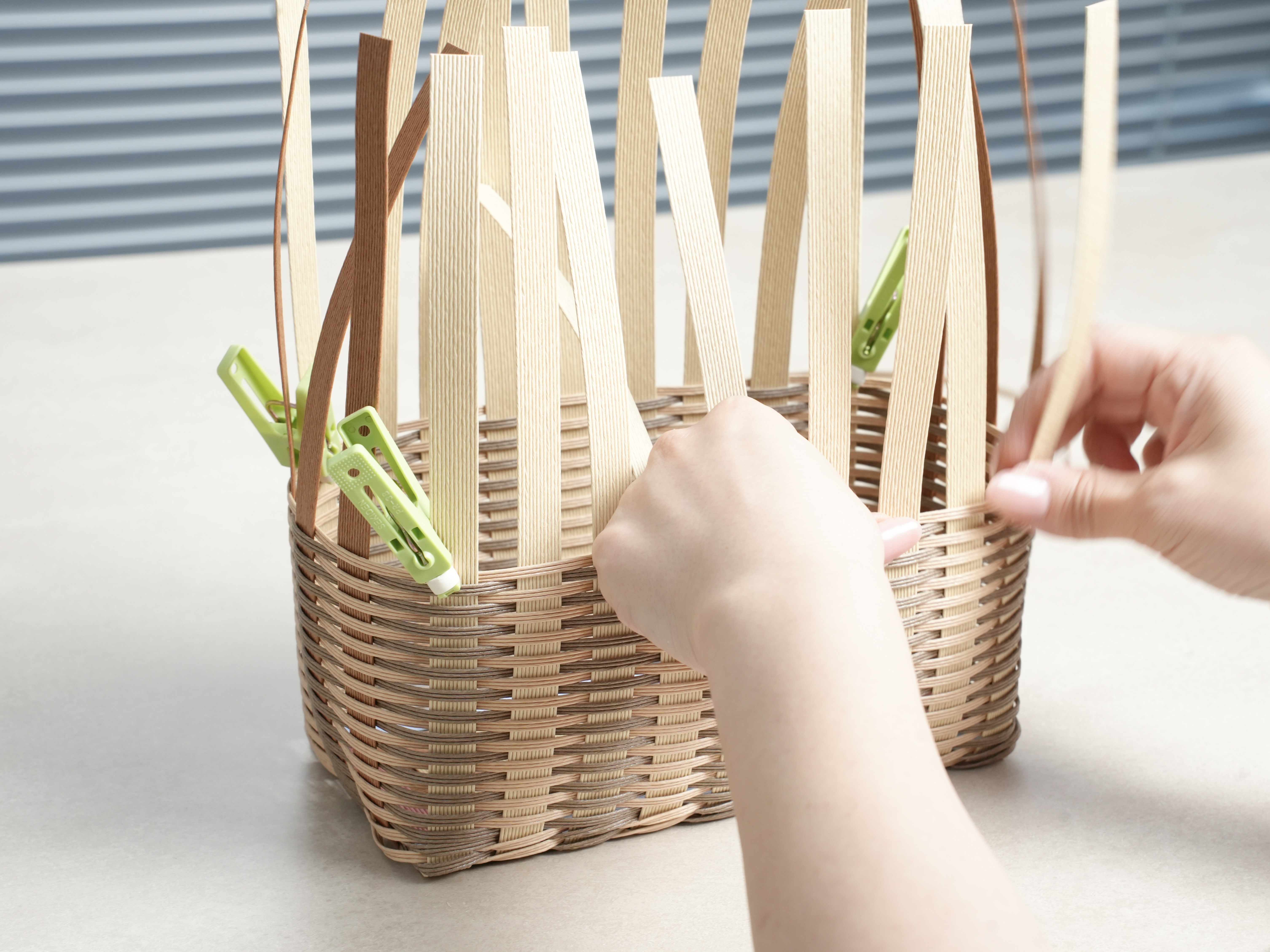 はじめてでも作れる 大人の紙バンドかごバッグ講座の紹介画像8