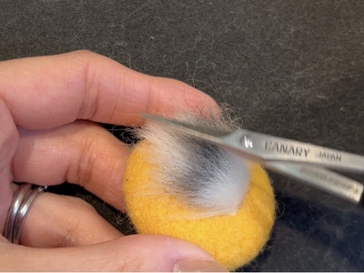 羊毛フェルトで作る「茶白猫フレーム」講座の紹介画像3