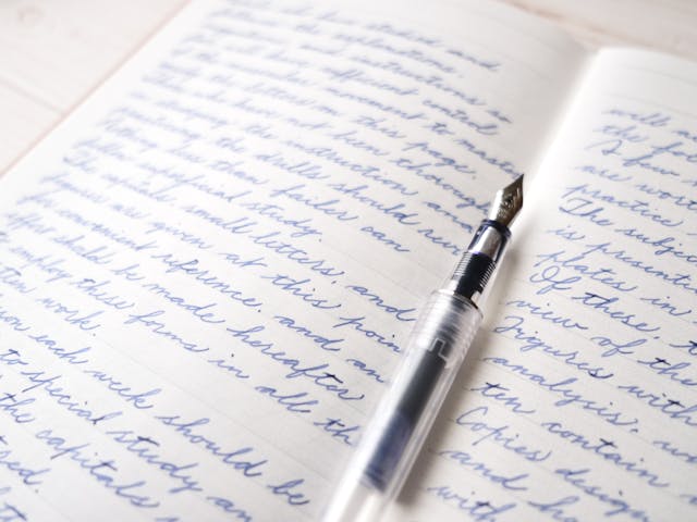 カリグラフィーの基礎となる「アルファベット筆記体」講座