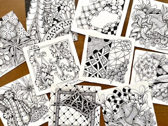 はじめて描く、癒しのゼンタングル講座