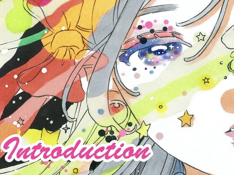 コピックとコピックインクで描く「パッと目を惹く女の子」イラスト講座の紹介画像2