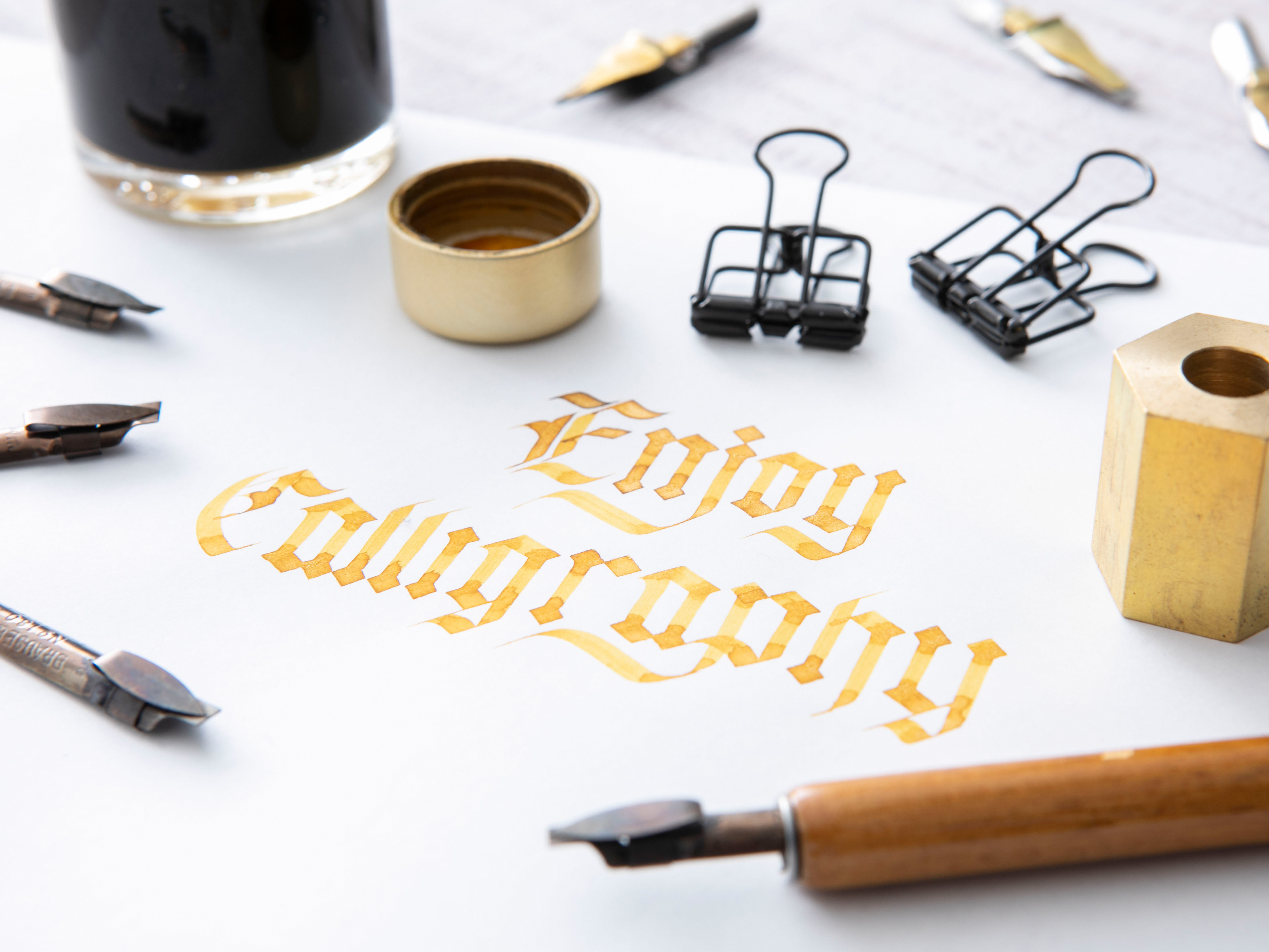 日本一やさしいカリグラフィー・ゴシック体講座の紹介画像4