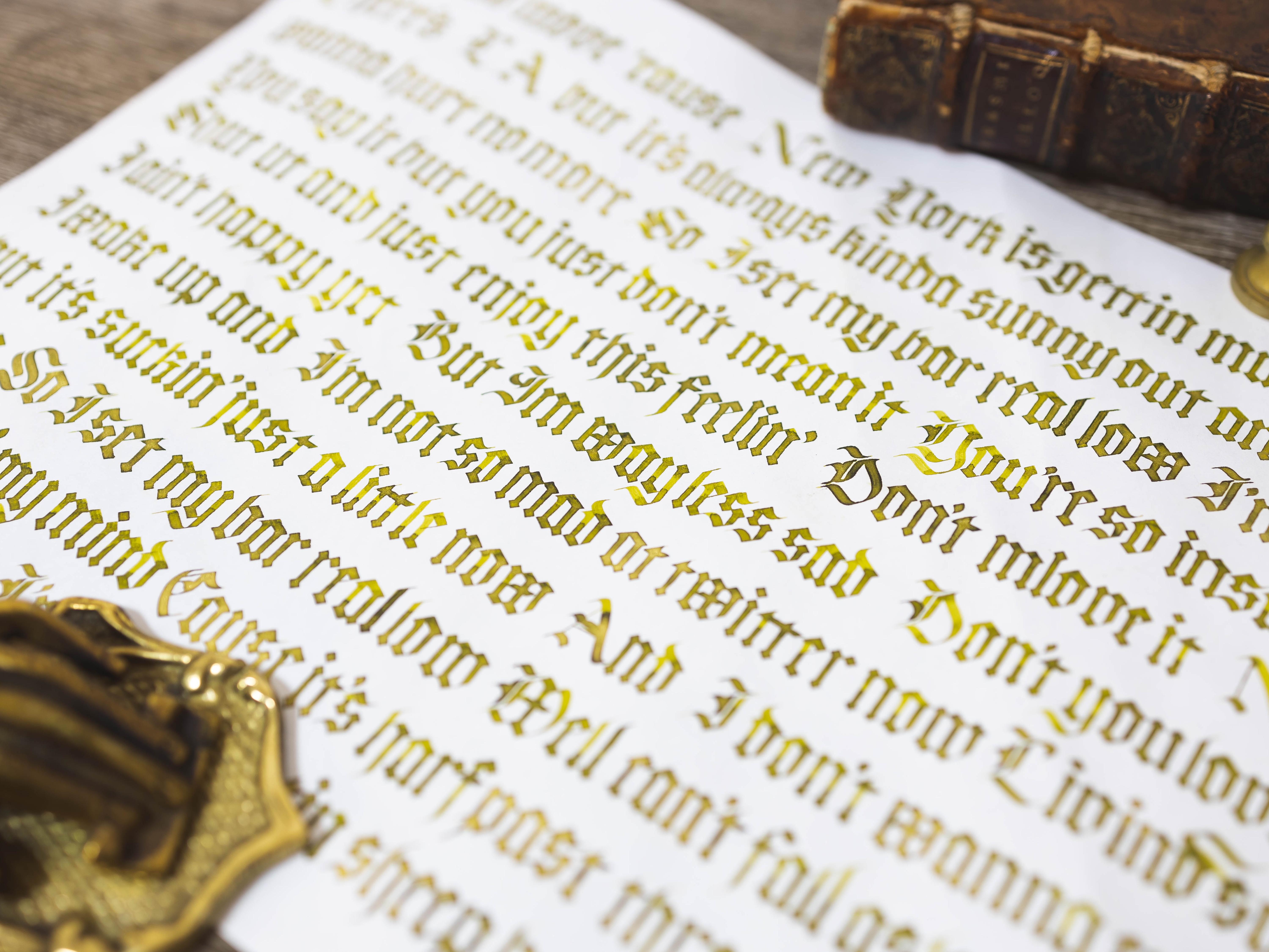 日本一やさしいカリグラフィー・ゴシック体講座の紹介画像5