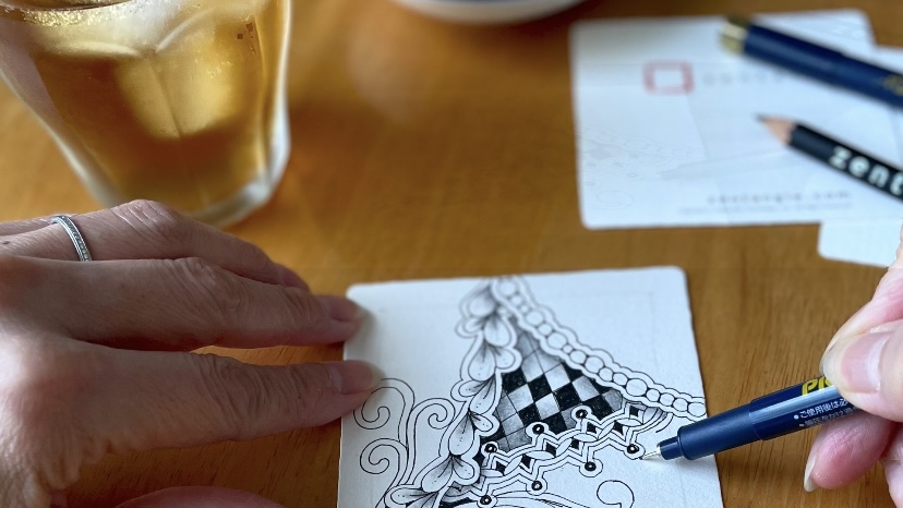 はじめて描く、癒しのゼンタングル講座の紹介画像4