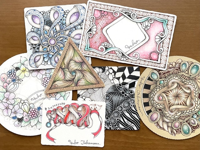 はじめて描く、癒しのゼンタングル講座の紹介画像5