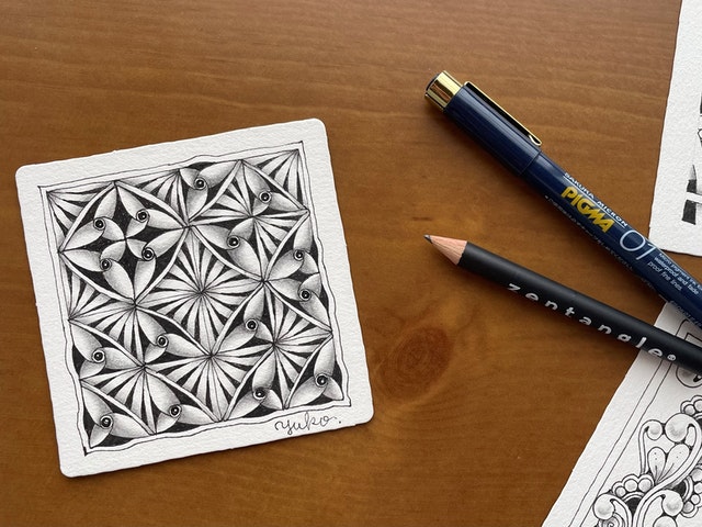 はじめて描く、癒しのゼンタングル講座の紹介画像6