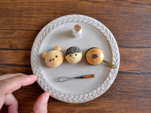 本物のパン生地からつくるかわいいミニチュアパン雑貨講座