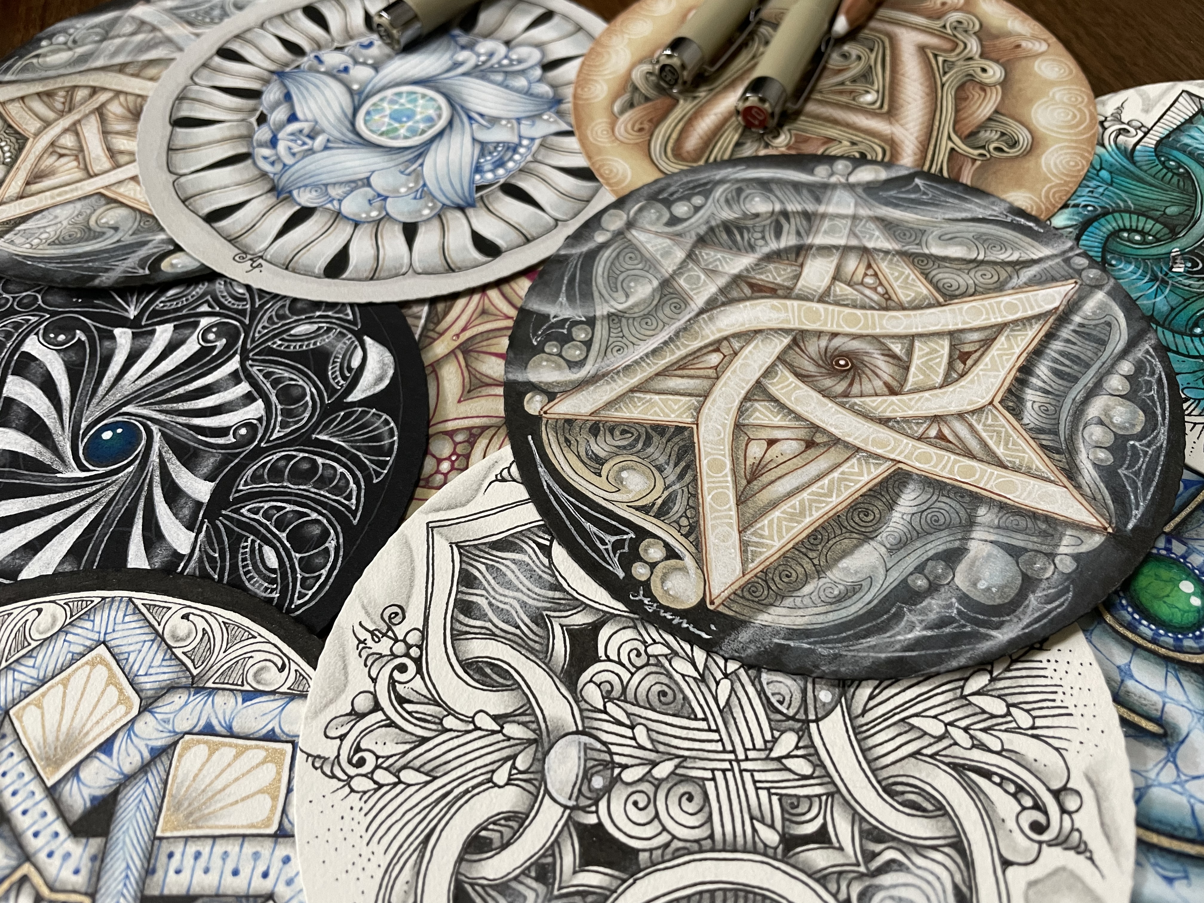 絵心不要のアートの世界！線を楽しむゼンタングル®︎講座の紹介画像7