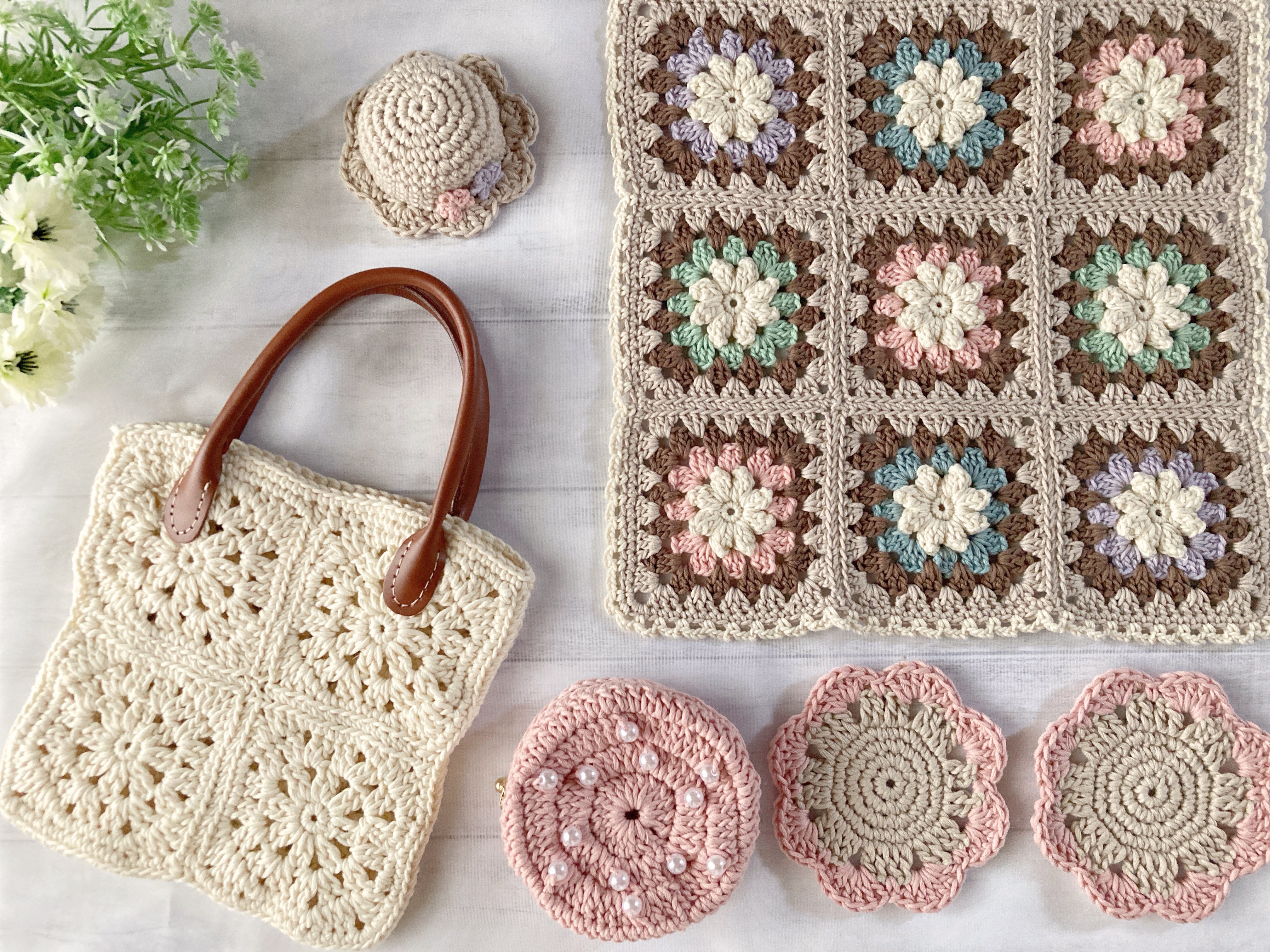 初心者さんのかぎ針編みでつくる！かわいい小物レッスン