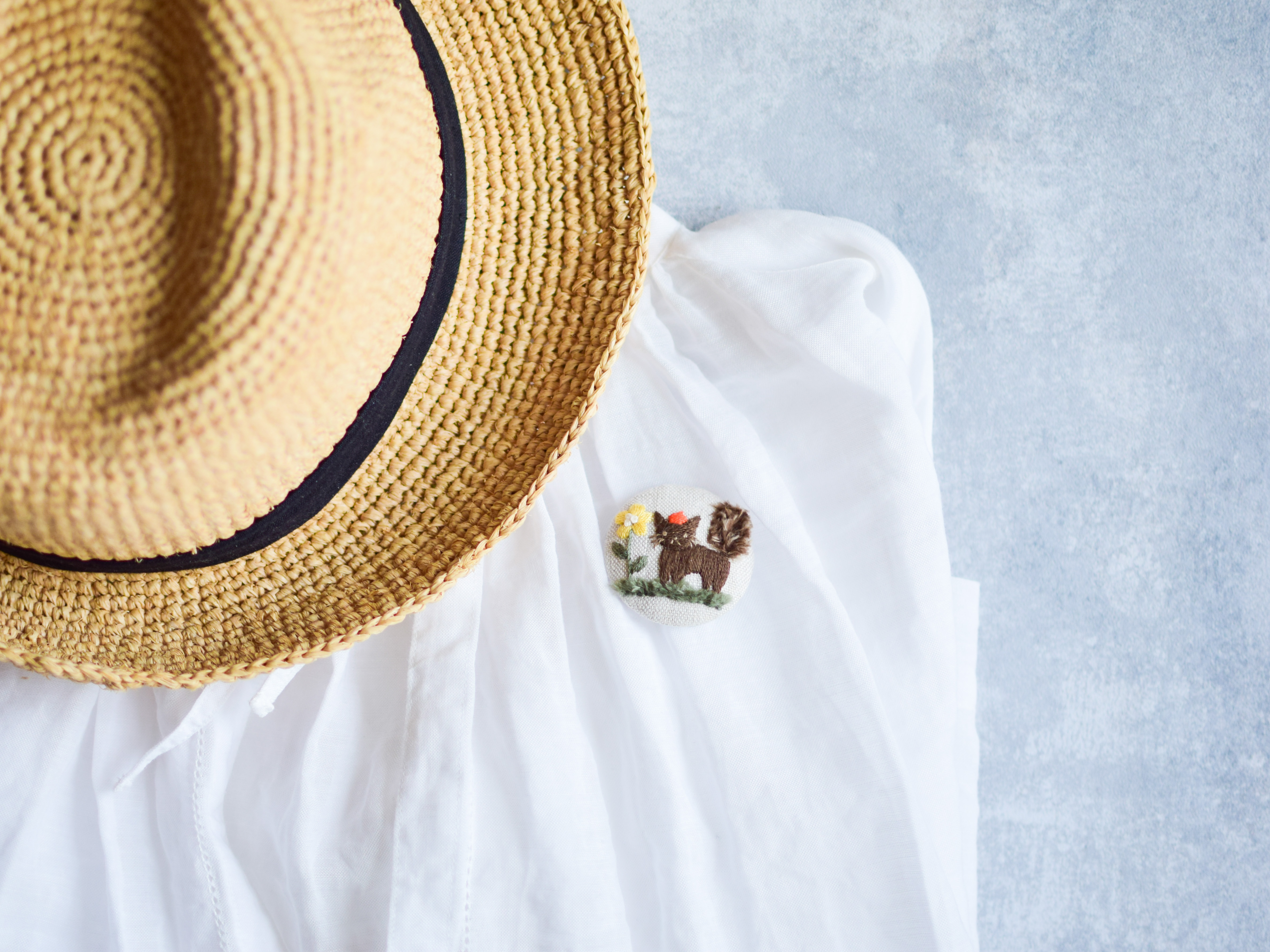 【FABBRICA刺繍講座】基本のステッチとふわふわステッチで作るリネン小物レッスンの紹介画像4