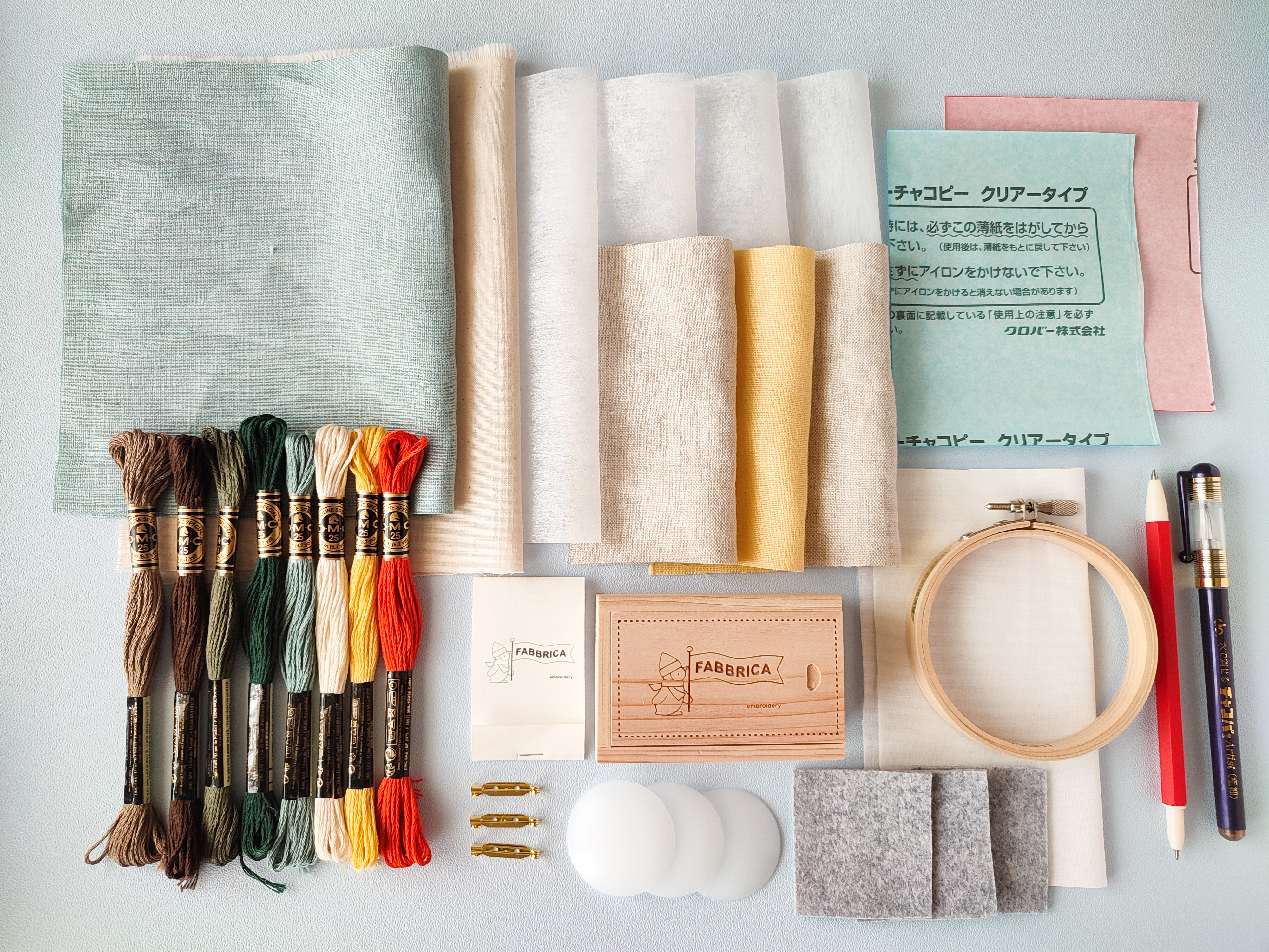 【FABBRICA刺繍講座】基本のステッチとふわふわステッチで作るリネン小物レッスンの紹介画像9