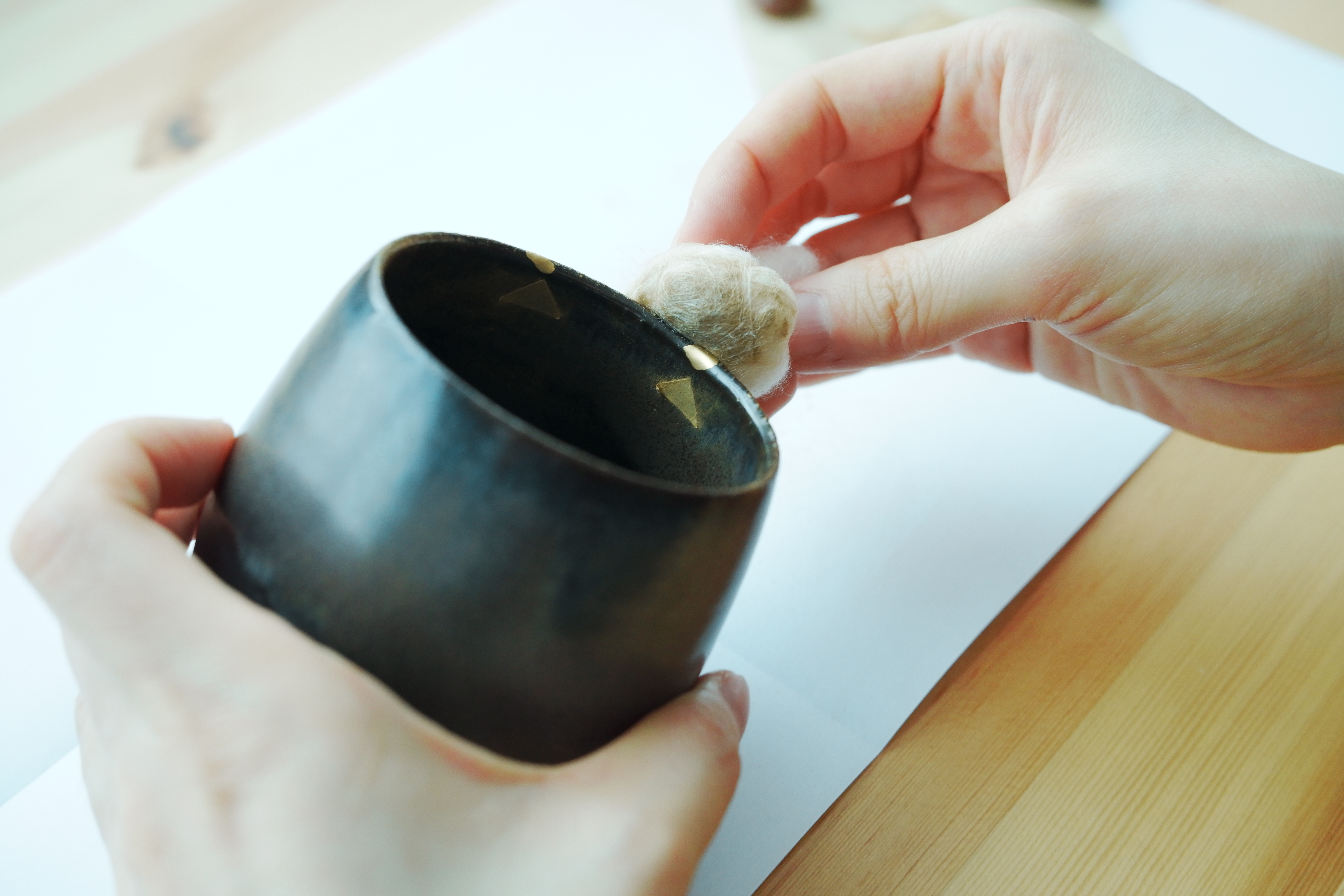 【金継ぎ講座】本漆を使った大切なうつわの直し方〜欠けを繕う〜の紹介画像5