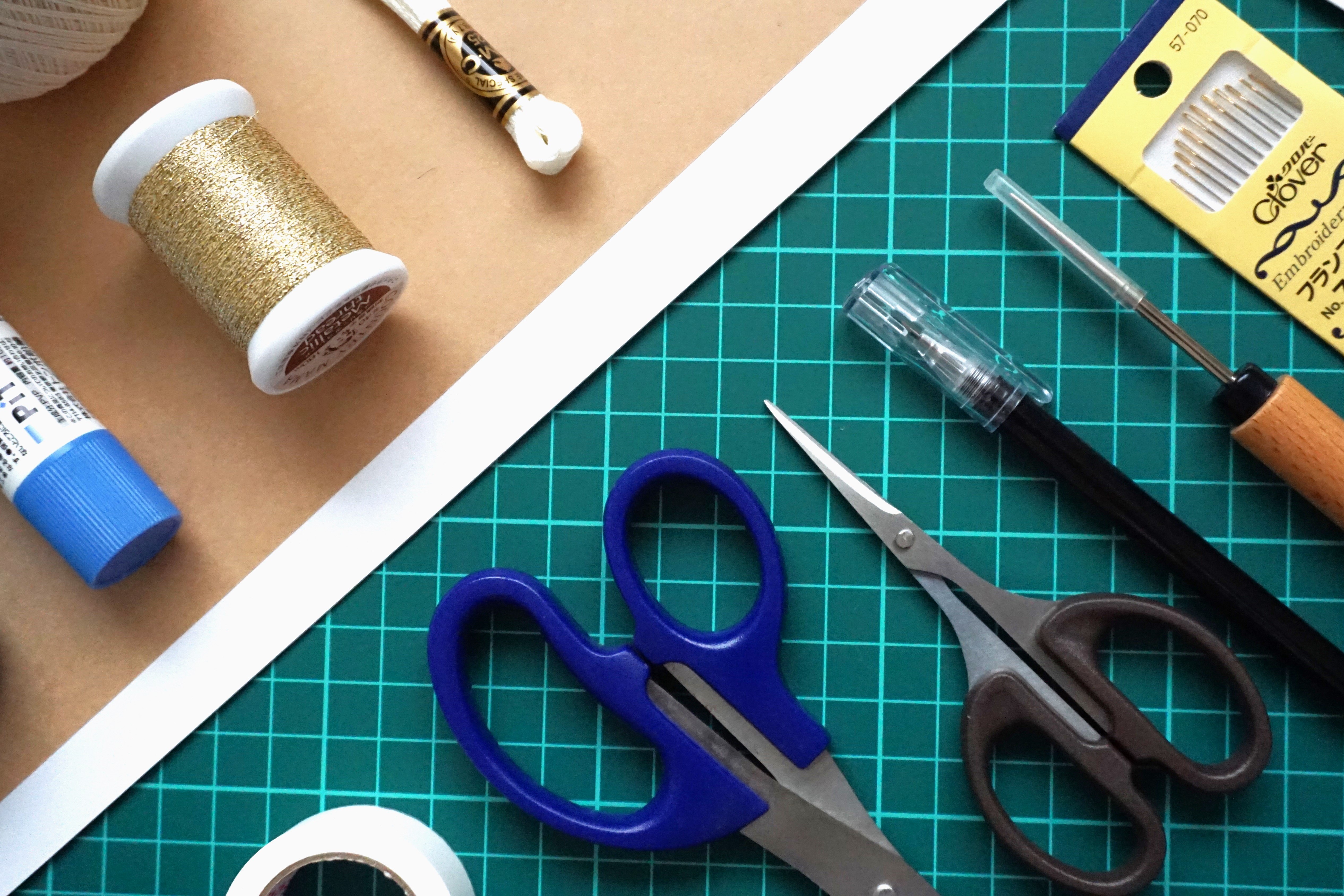 道具選び・糸と紙についての画像