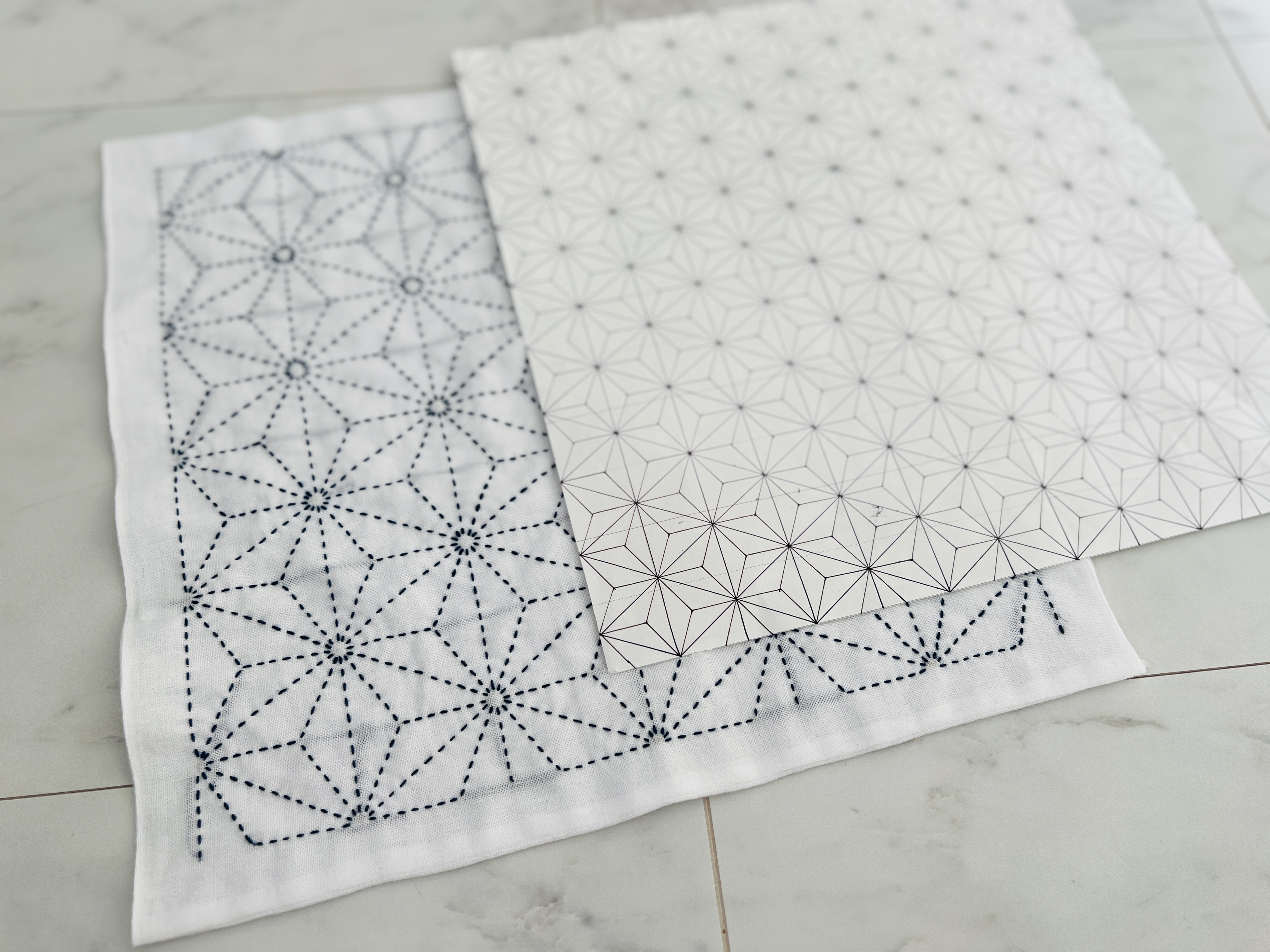 （応用）麻の葉デザインの画像