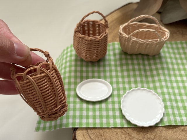 つるかけ編みミニかごの作り方の画像