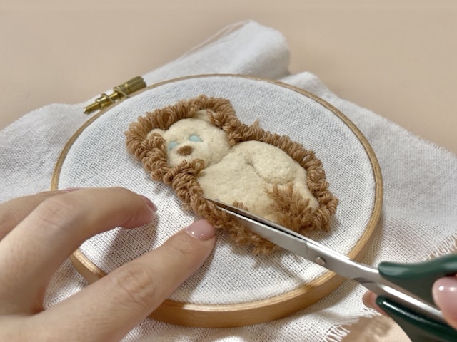 ループカットのくまチャームを作ろう!(体編)の画像