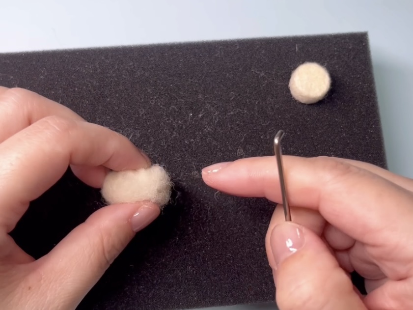 お顔の土台作りの画像