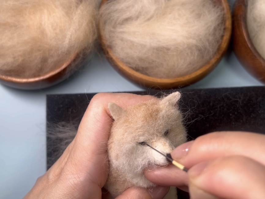 お顔のにくづけの画像