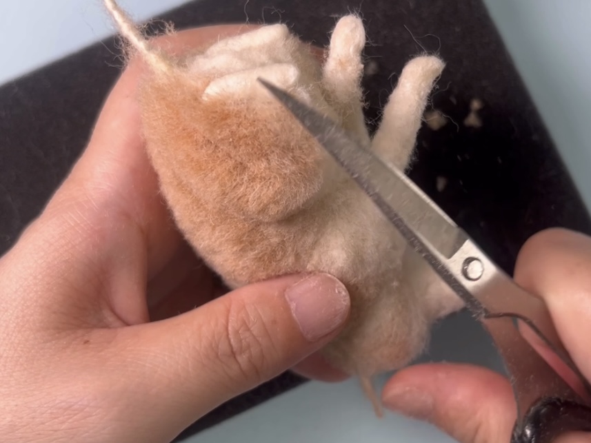 後脚の作り方の画像