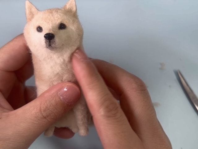 体の仕上げの画像
