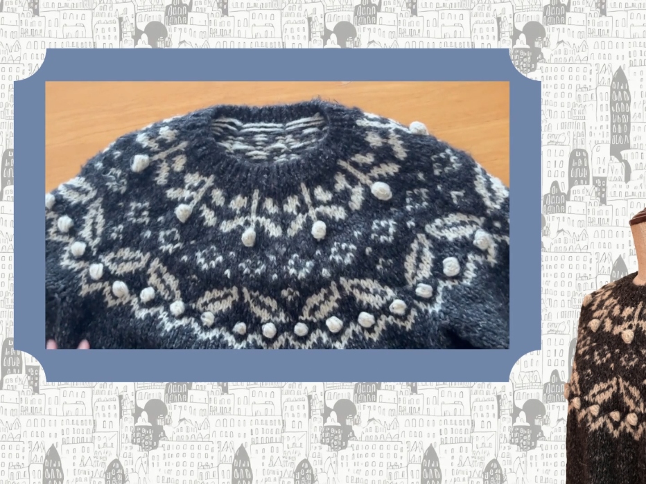 Lesson6:ヨークの模様編み③の画像