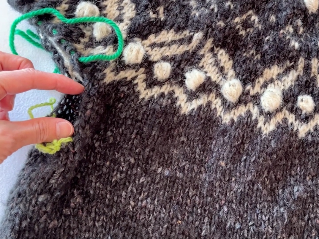 Lesson8:袖を編みますの画像