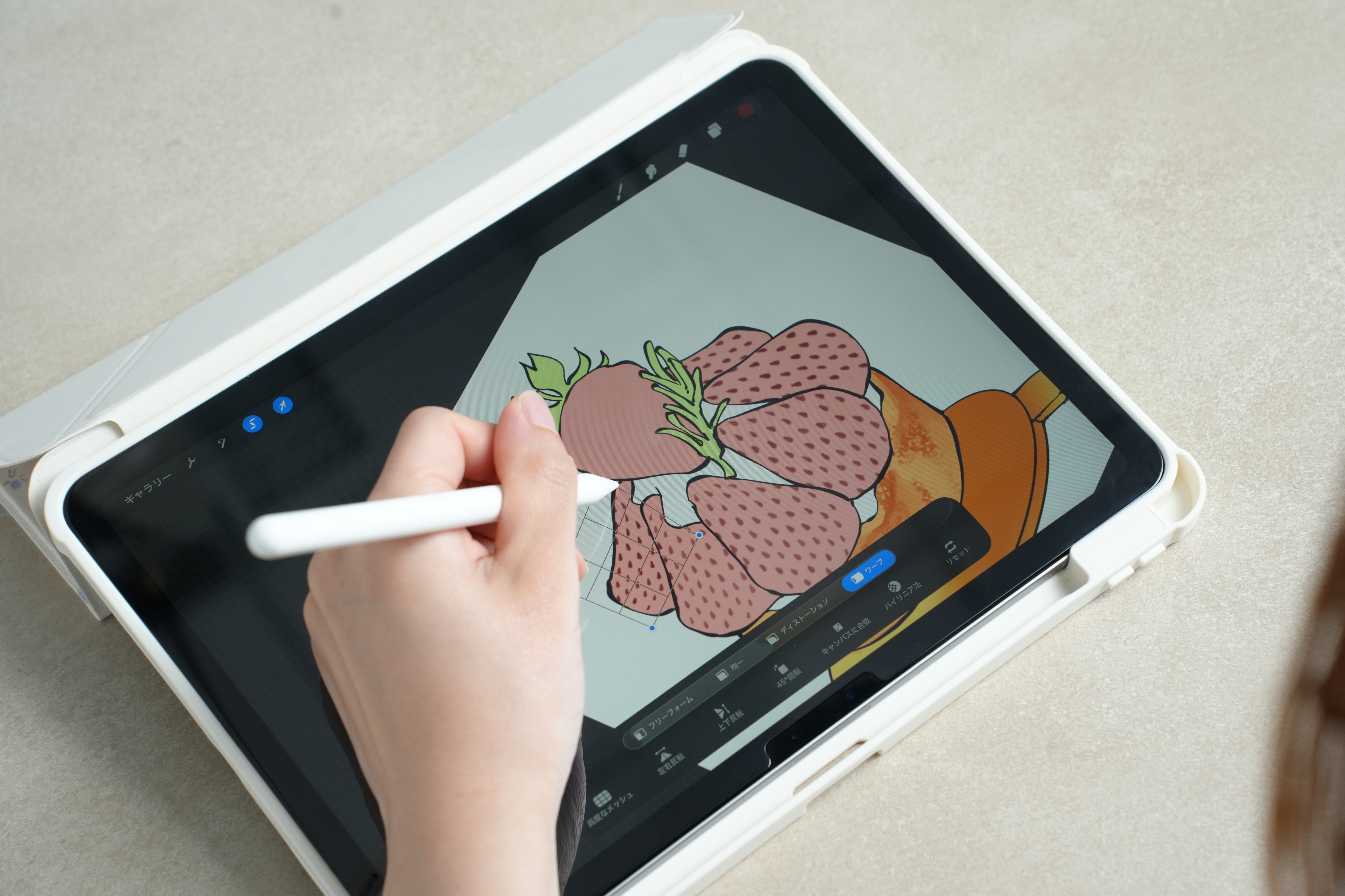 いちごタルトを描いてみよう（前編）の画像