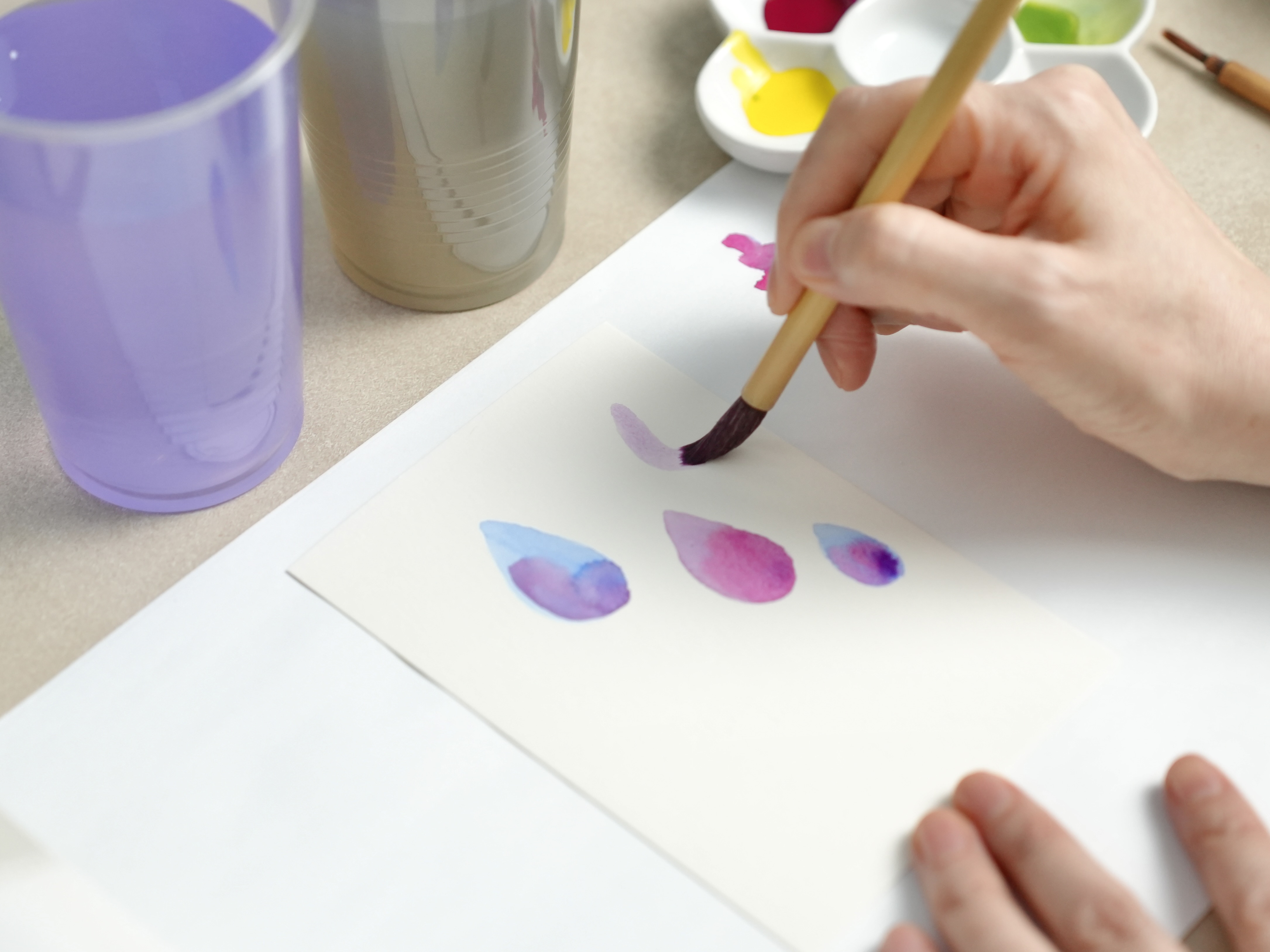 「雫」モチーフを描いてみようの画像