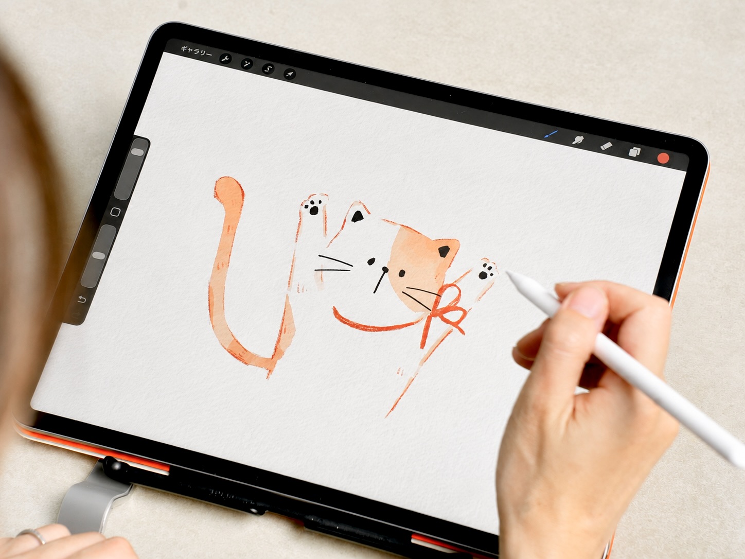 ねこモチーフを描いてみようの画像