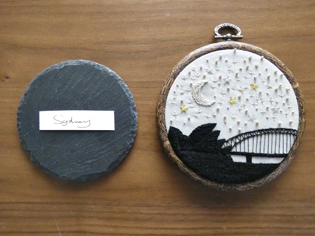 シルエット刺繍②の画像