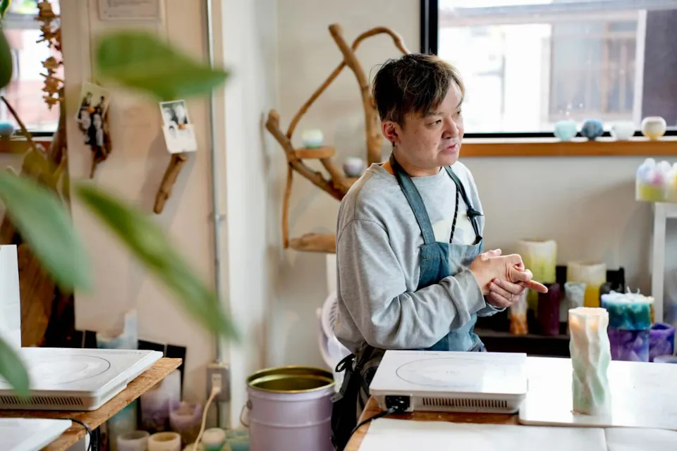 ーーではまずはじめに、大森先生がキャンドル作家をスタートしたきっかけを教えてください。