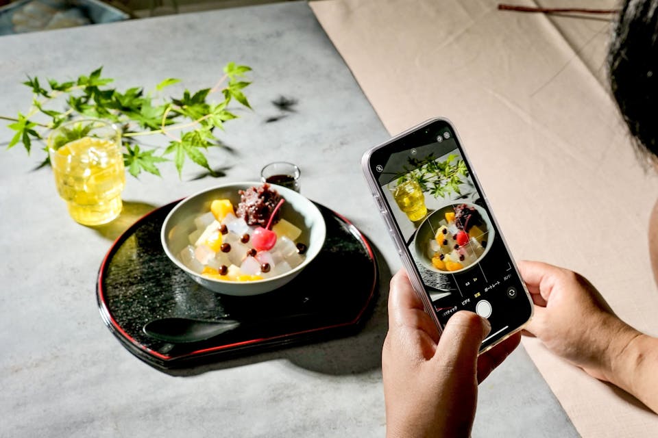 「スマホでプロ級！料理撮影実践コース」撮影風景