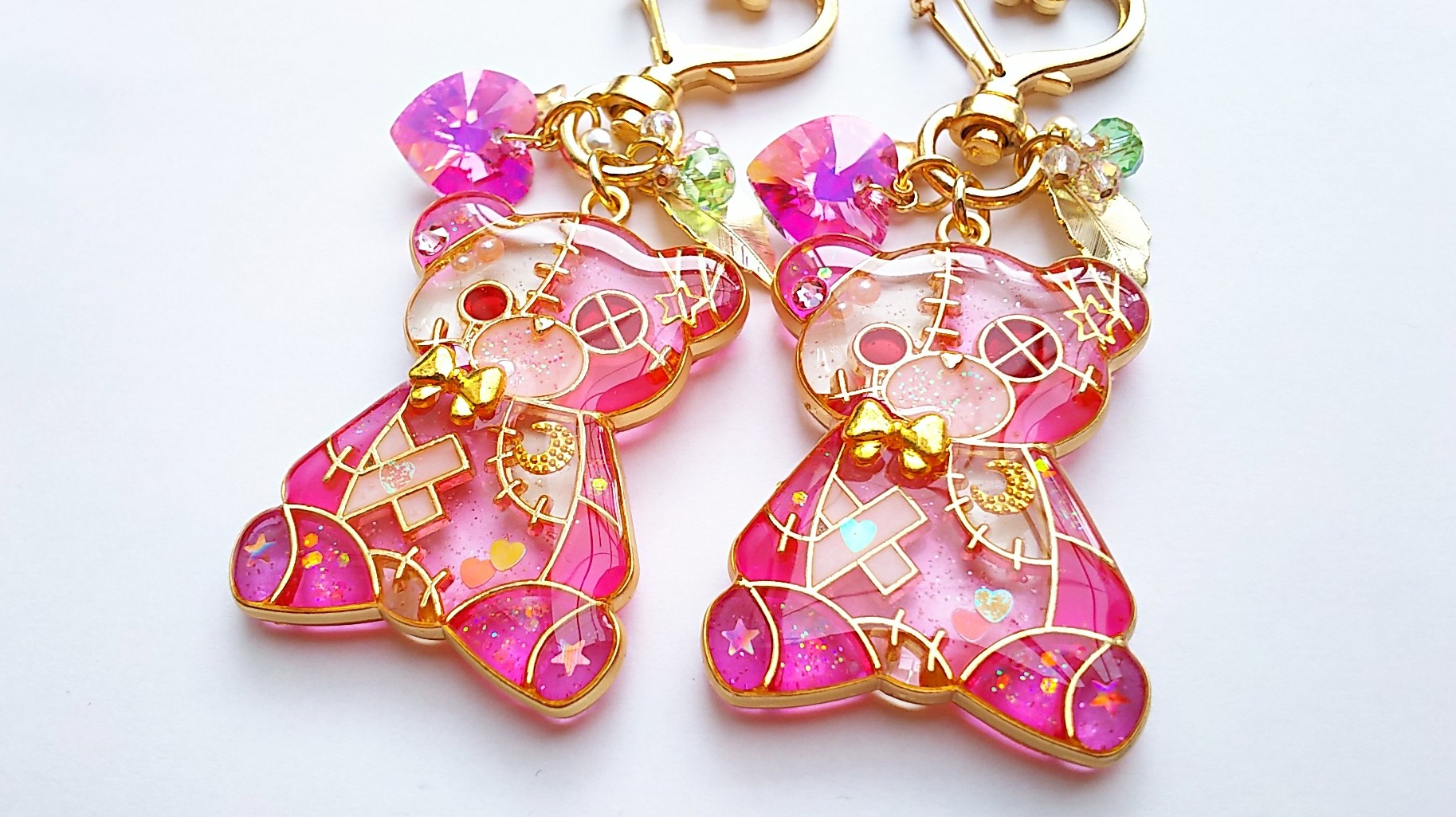 ピンクベアーのキーホルダー