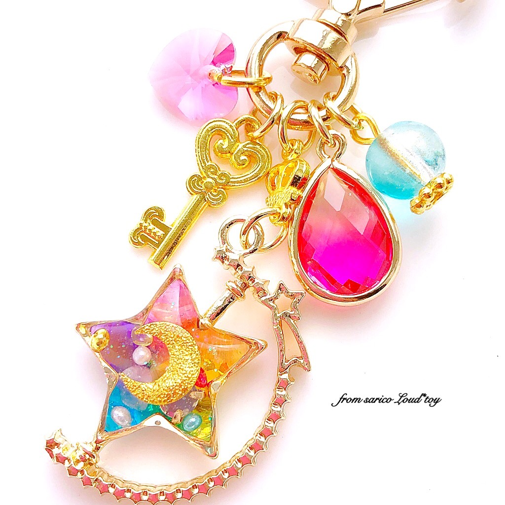 rainbow星の回転式チャーム