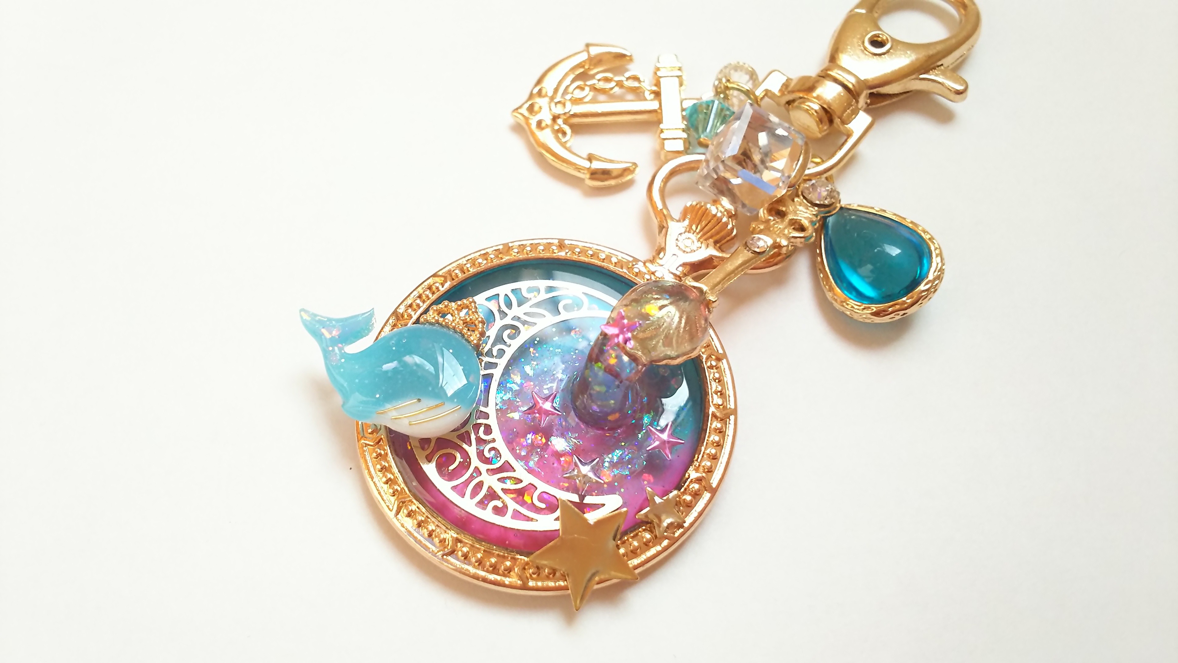 夢くじらのキーホルダー