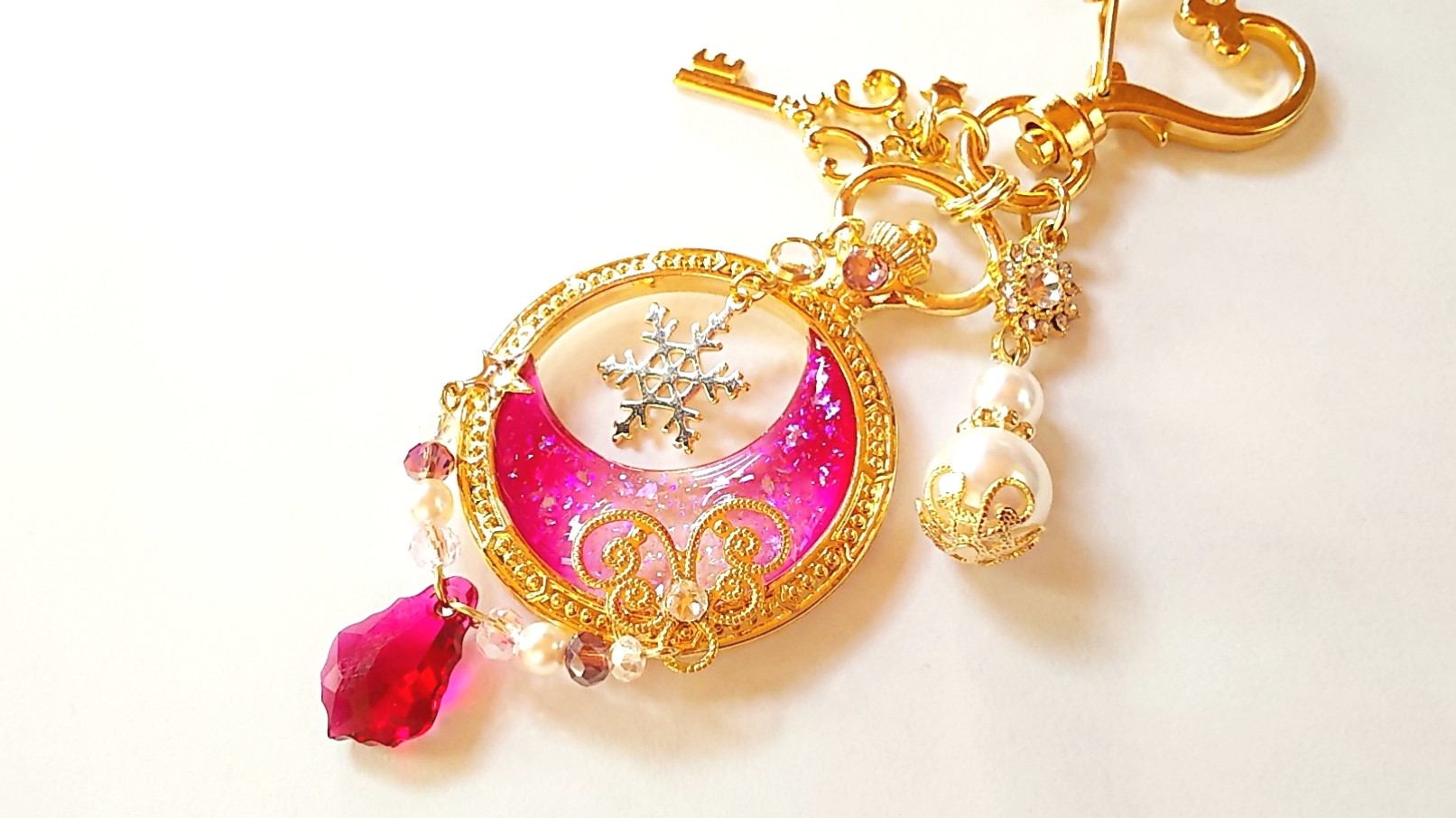 Snow purplemoon キーホルダー