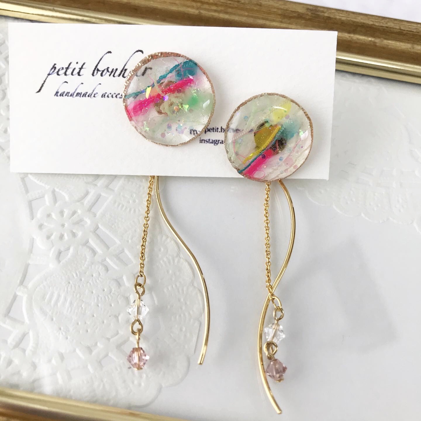 ヨーヨーみたいなピアス