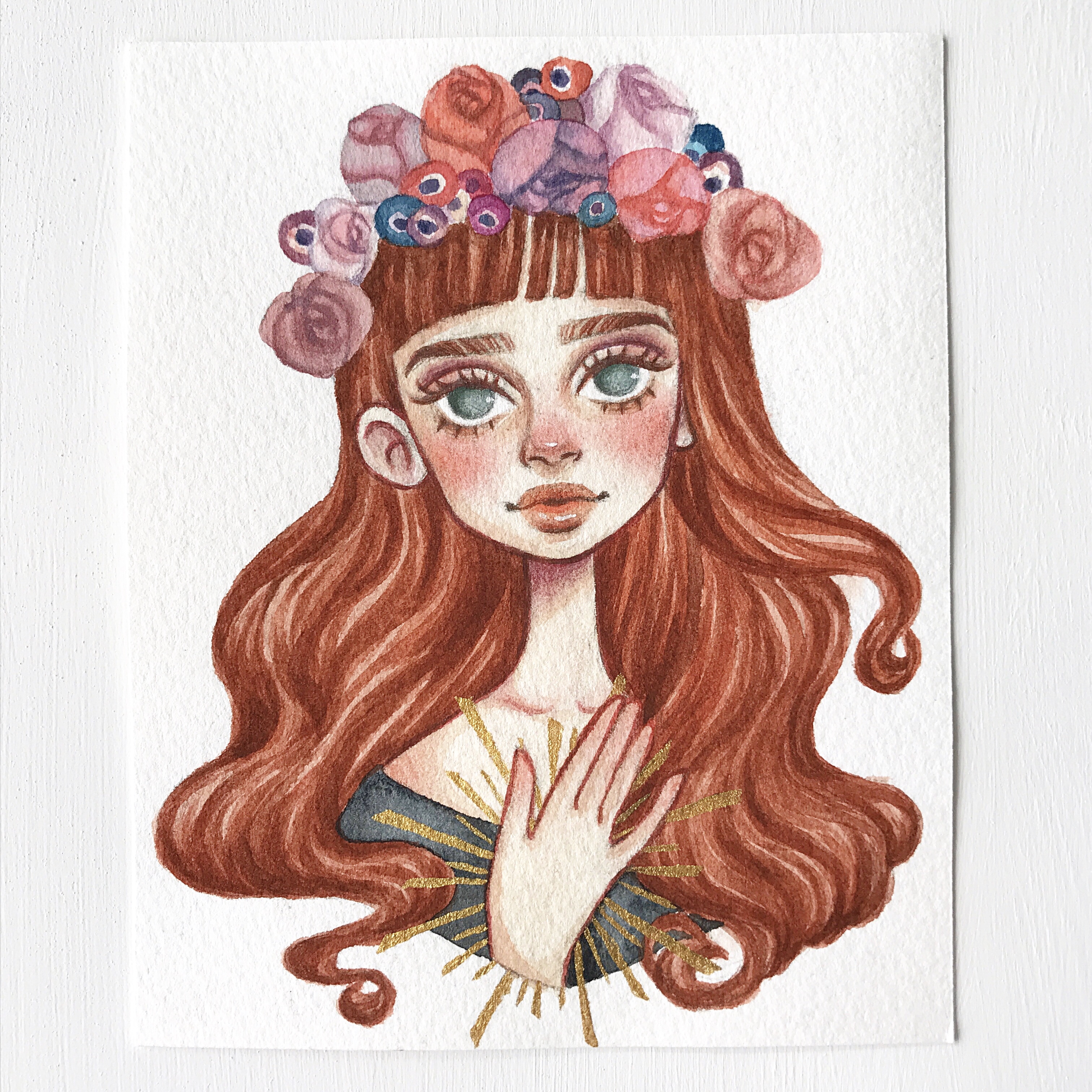 原画＊花だらけ