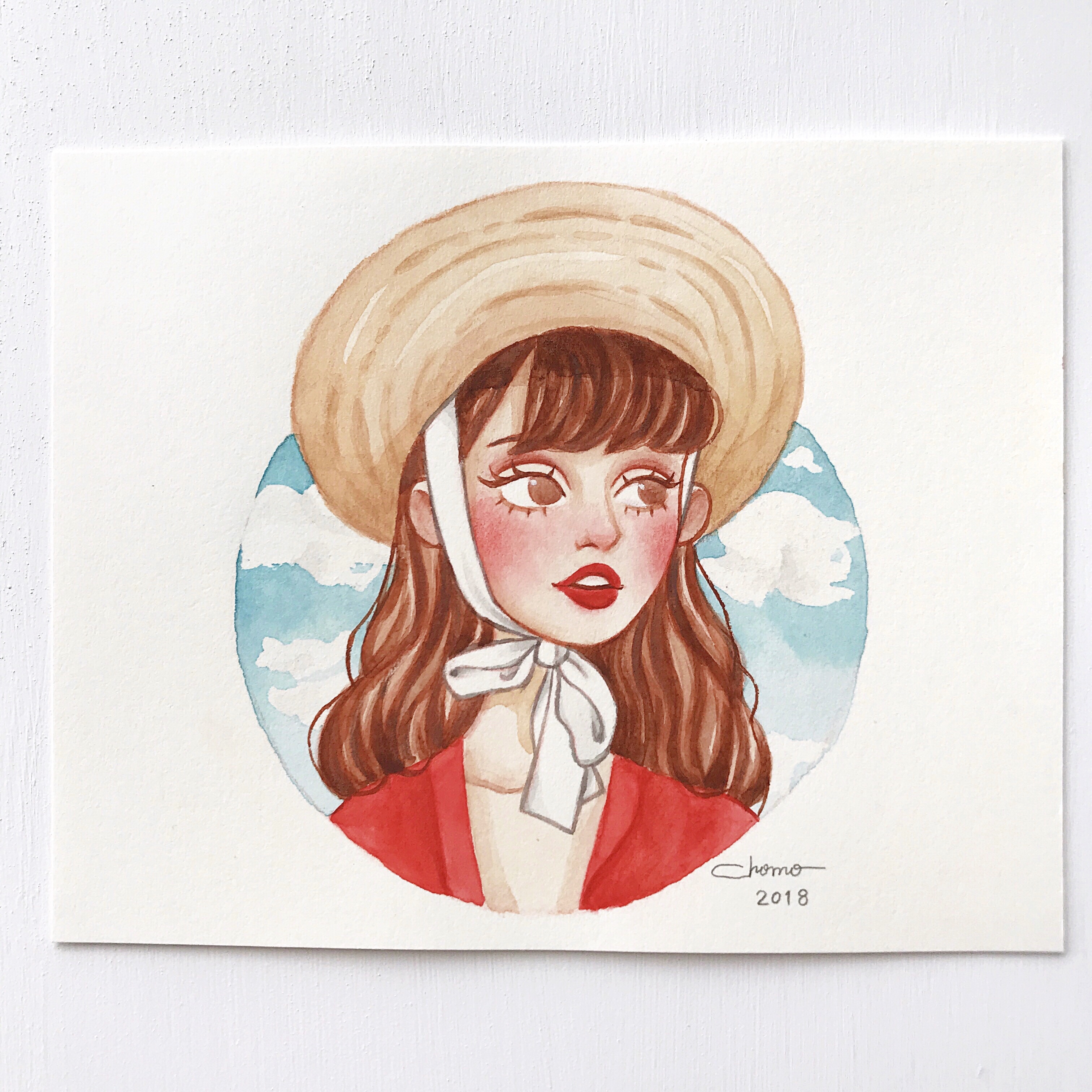 原画＊麦わら帽子