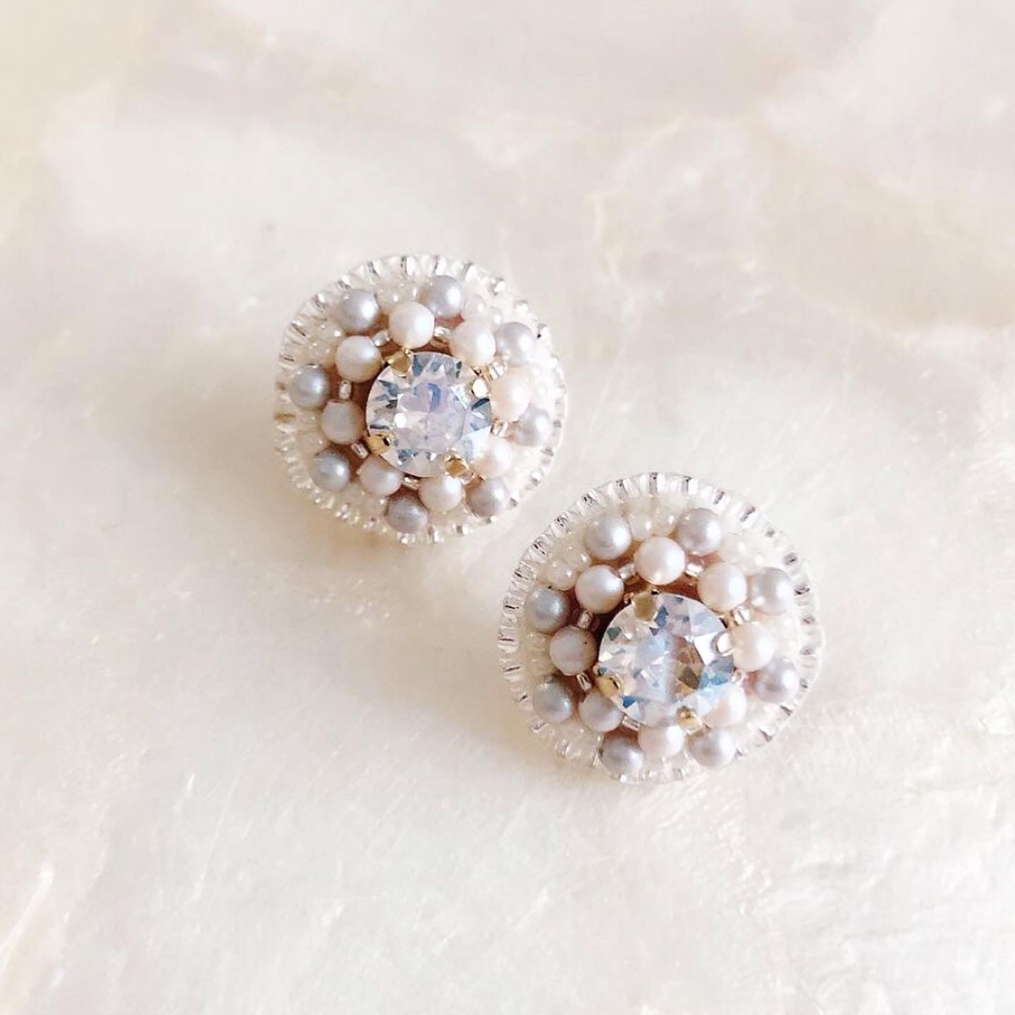 ❤︎受注制作❤︎Dolce  meringue ピアスorイヤリング